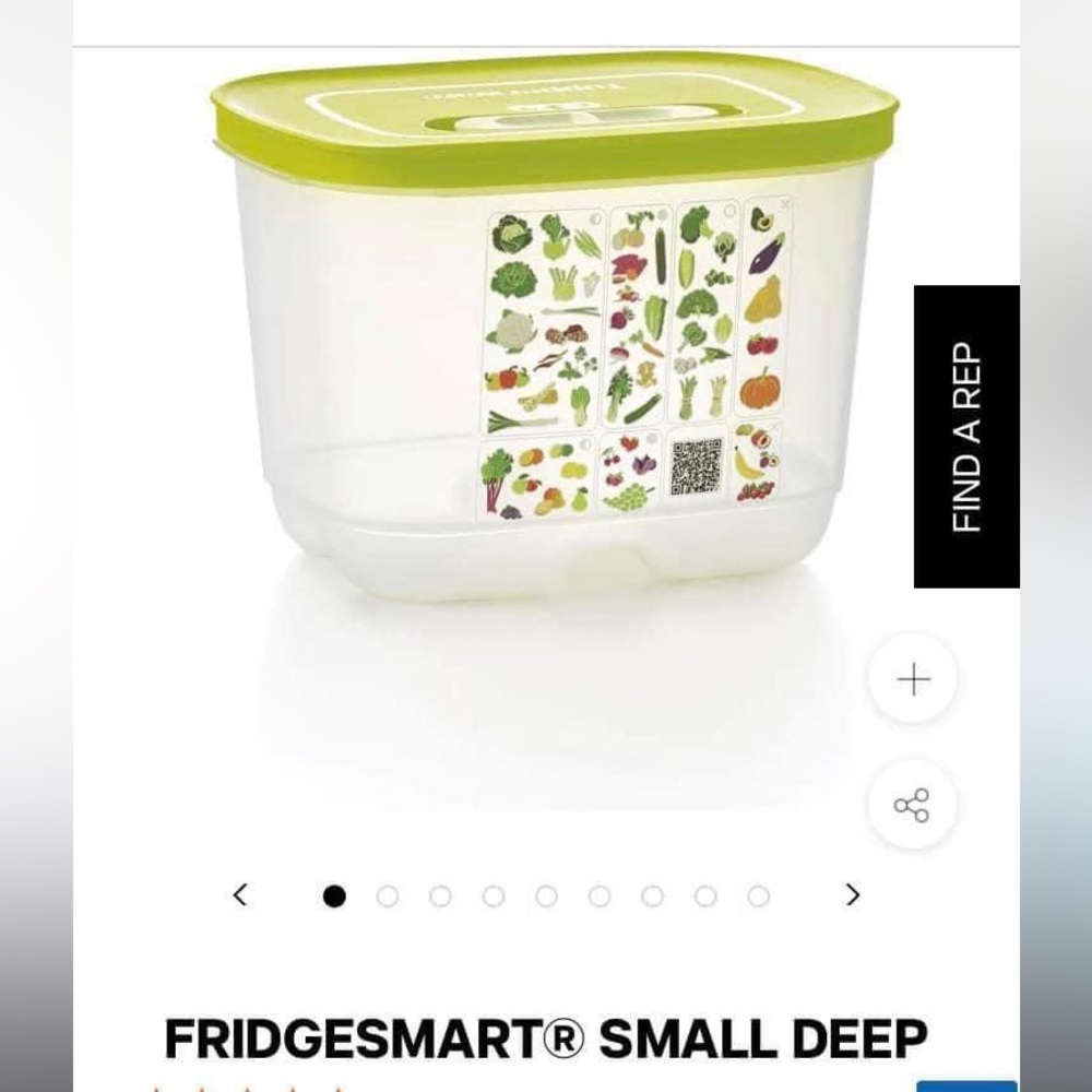 Tupperware FridgeSmart Small Deep